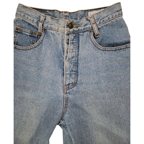 Vintage LAWMAN Western Rodeo High-Waisted Light Denim Tapered Jeans Women's Sz 7 - Picture 3 of 8